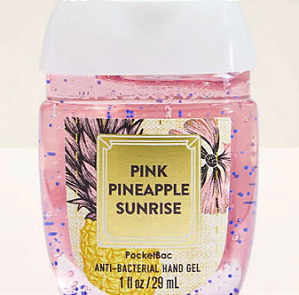 Higienizador de Mãos Bath and Body Works Pink Pineapple Sunrise PocketBac Hand Sanitizer