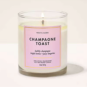 Vela Bath and Body Works Champagne Toast Single Wick Candle