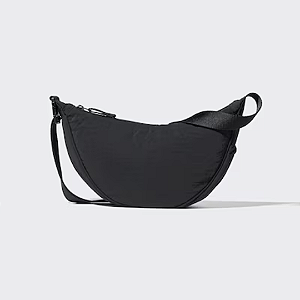 Mini Bolsa de Ombro Uniqlo Round Mini Shoulder Bag | Cor: 09 Black