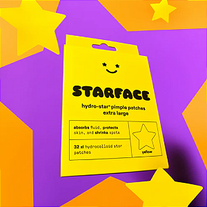 Refil Adesivo Hidrocolóide Starface XL Big Star | Yellow
