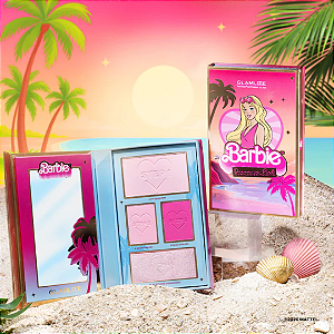 Paleta Multifuncional Glamlite Barbie x Glamlite "Dream in Pink" (Pink) Complexion Kit | Dream in Pink