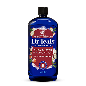 Sabonete Líquido Dr Teal's Foaming Bath Shea Butter & Almond with Aloe Vera 1000ml