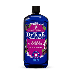 Sabonete Líquido Dr Teal's Foaming Bath with Black Elderberry & Vitamin D 1000ml
