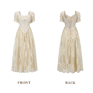 Vestido Lacemade The Tear of Blossom and Candle Corset Dress TM S