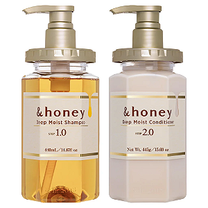 Kit de Shampoo e Condicionador &honey Deep Moist Shampoo & Conditioner Set | 440ml e 445g