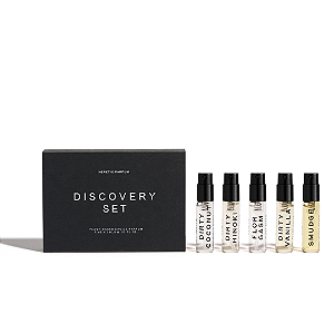 Heretic Parfum Personalized Discovery Set | Voodoo Lily 2mL, Häxan 2mL, Dirty Rose 2mL, Dirty Violet 2mL, Nosferatu 2mL