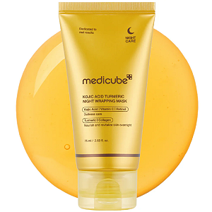 Máscara em Gel Noturna Medicube Kojic Acid Turmeric Overnight Wrapping Mask 75ml