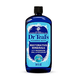 Sabonete Líquido Dr Teal's Restorative Minerals Foaming Bath with Magnesium, Potassium and Zinc 710ml
