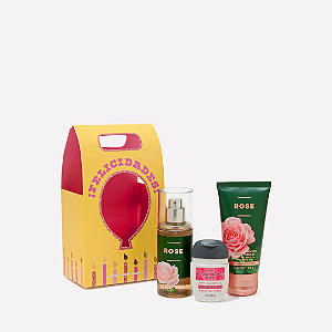 Kit Presenteável Bath and Body Works Rose Mini Gift Set