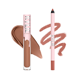 Kit Labial Kylie Cosmetics Matte Lip Kit Full Coverage Matte Finish | Cor: 703 Dolce K