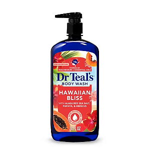 Sabonete Líquido Dr Teal's Hawaiian Bliss Foaming Bath with Epsom Salt and Alaea Red Sea Salt 710ml
