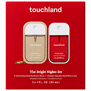 Duo Higienizador de Mãos Touchland Special Edition Bright Nights Hand Sanitizer 2-Pack + Case