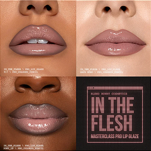 Gloss Labial Blend Bunny Cosmetics Masterclass Pro Lip Glaze: Neutrals | Cor: In The Flesh