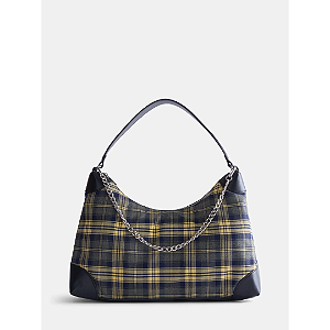Bolsa No Boundaries Women's Slouchy Hobo Bag | Yellow Plaid