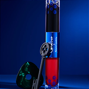Gloss Labial Beauty Creations x Coraline "Stay Forever Not My Mother/Disobey" Peel-Off Lip Stain & Lip Gloss Duo