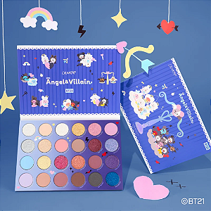 Paleta de Sombras Colourpop Angel & Villain 24 Pan Eyeshadow Palette | BT21