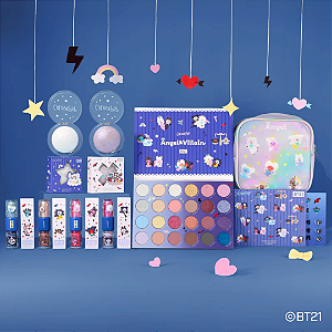 Coleção Completa BT21 x ColourPop Angel & Villain Collection