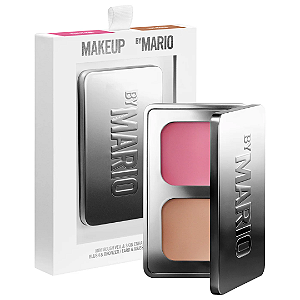 Mini Duo Blush e Bronzer Makeup By Mario Mini Blush Veil & Skin Enhancer Duo | Cor: Light Medium, Perfect Pink