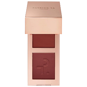 Mini Duo de Blush Patrick Ta Major Headlines Double-Take Crème & Powder Blush Duo | Cor: She Knows Who She Is