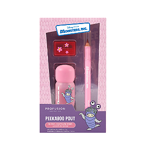 Kit Labial Profusion Cosmetics Monsters Inc Lip Trio (Boo) | Peekaboo Pout