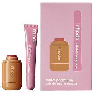Kit Blush e Balm Labial Rhode Pocket Pair Limited Edition Lip + Cheek Set | Cor: Sleepy Girl + Pretzel
