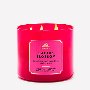 Vela Bath and Body Works Cactus Blossom 3-Wick Candle