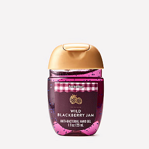 Higienizador de Mãos Bath and Body Works Wild Blackberry Jam PocketBac Hand Sanitizer