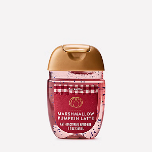 Higienizador de Mãos Bath and Body Works Marshmallow Pumpkin Latte PocketBac Hand Sanitizer