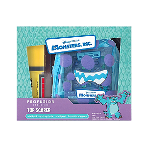 Kit Chaveiro, Óleo Labial e Strass Profusion Cosmetics Monsters Inc Mini Backpack | Top Scarer