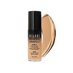 MILANI CONCEAL + PERFECT 2 - IN - 1 FOUNDATION + CONCEALER