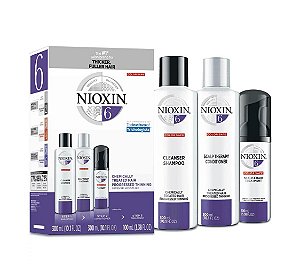 Nioxin  Hair Care Kit System 6, Chemically Treated Hair with Progressed Thinning