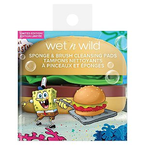 Wet N Wild Bob Esponja Krabby Patty Sponge & Brush Cleansing Pads (Limpador de Pincel e Esponja)