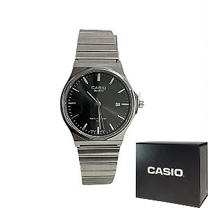 Relógio Casio vintage A180 preto com prata
