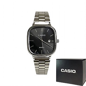 Relógio Casio Vintage A138 Prata Preto