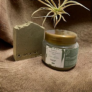 Kit Máscara de Argila Verde e Sabonete de Argila Verde