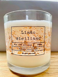Vela Aromática Artesanal LIMÂO SICILIANO. Classic Collection