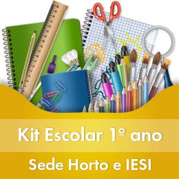 KIT ESCOLAR 1º ANO - HORTO E IESI - 2024