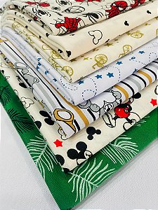 RETALHOS GRANDES DE MALHAS ESTAMPADAS - ESTAMPAS DE MENINO
