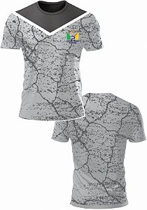 CAMISETA ESCOLA - EE RANDOLFO - CINZA C/ PRETO