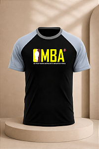 CAMISETA ESCOLA - EE Profª Maria Bernadete Amgarten Peres - PRETA C/ CINZA