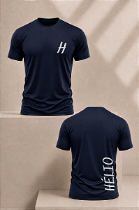 CAMISETA ESCOLA - HÉLIO - AZUL MARINHO