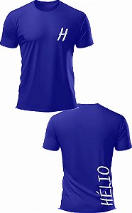 CAMISETA ESCOLA - HÉLIO - AZUL MARINHO