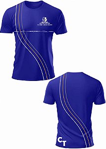 CAMISETA ESCOLA - CARLOS TENCLER - AZUL MARINHO