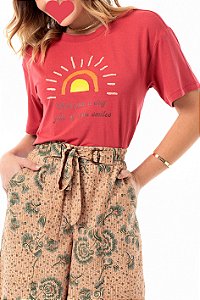 T-shirt Solar Floresça Ref.: 029443