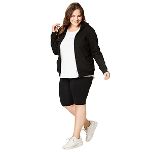 Bermuda feminina básica supplex® plus size Malwee