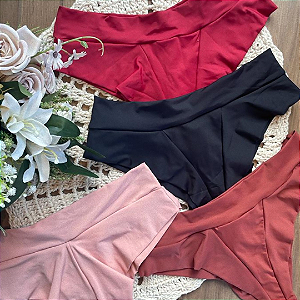 Calcinha cintura alta fio duplo