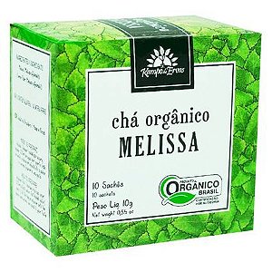 Chá de Melissa Orgânico - 10 sachês - Kampo de Ervas