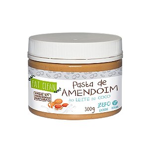Pasta de Amendoim - 300g - Ao Leite de Coco - Eat Clean (VAL.: 04/05/22)