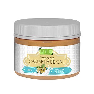 Pasta de Castanha de Caju - 300g - Ao Leite de Coco - Eat Clean