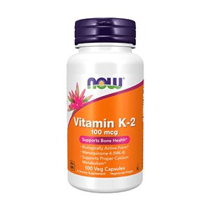 Vitamina K2 - 100 caps. - NOW